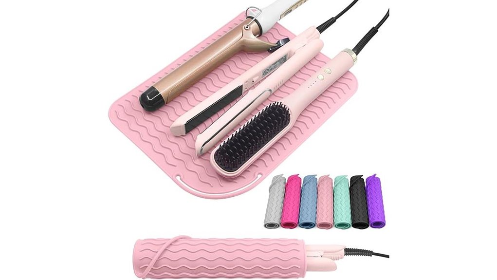 heat resistant silicone hair mat