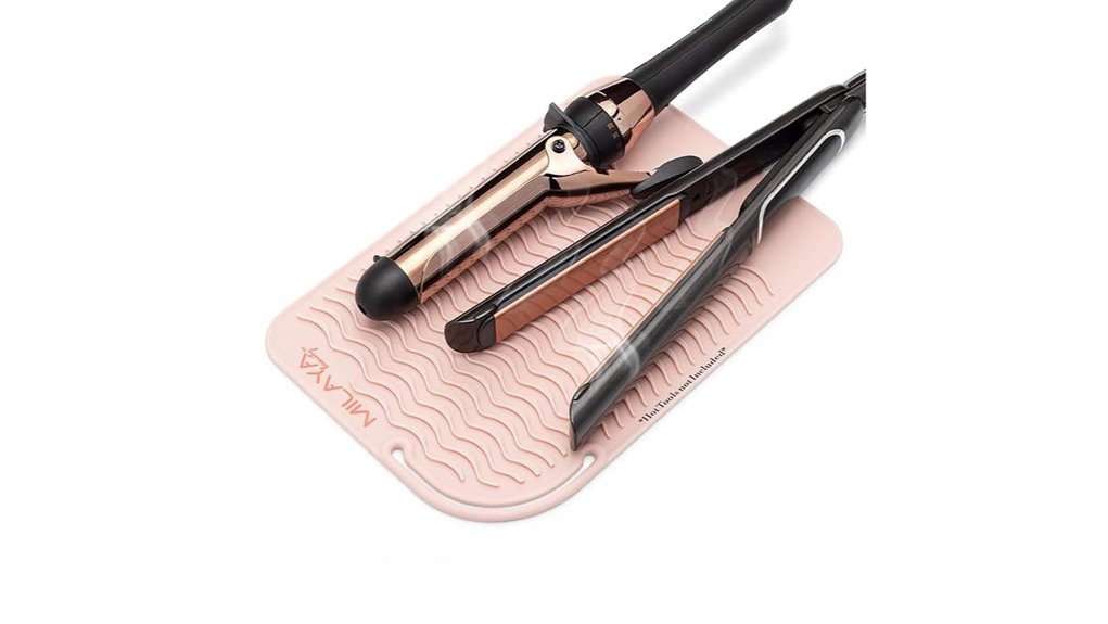 heat resistant silicone vanity mat