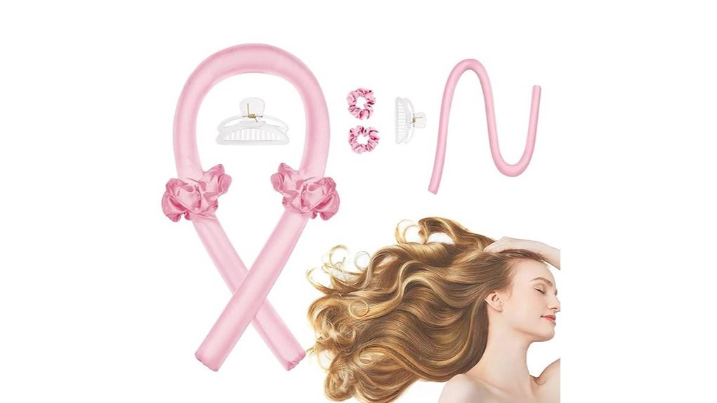 heatless curling rod scrunchie
