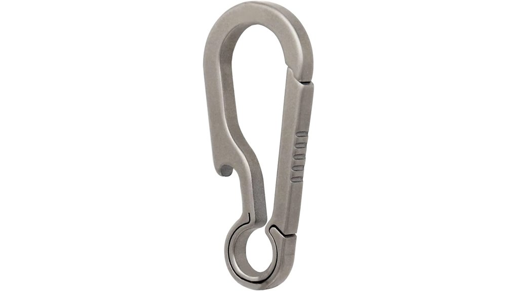 heavy duty titanium carabiner bottle opener