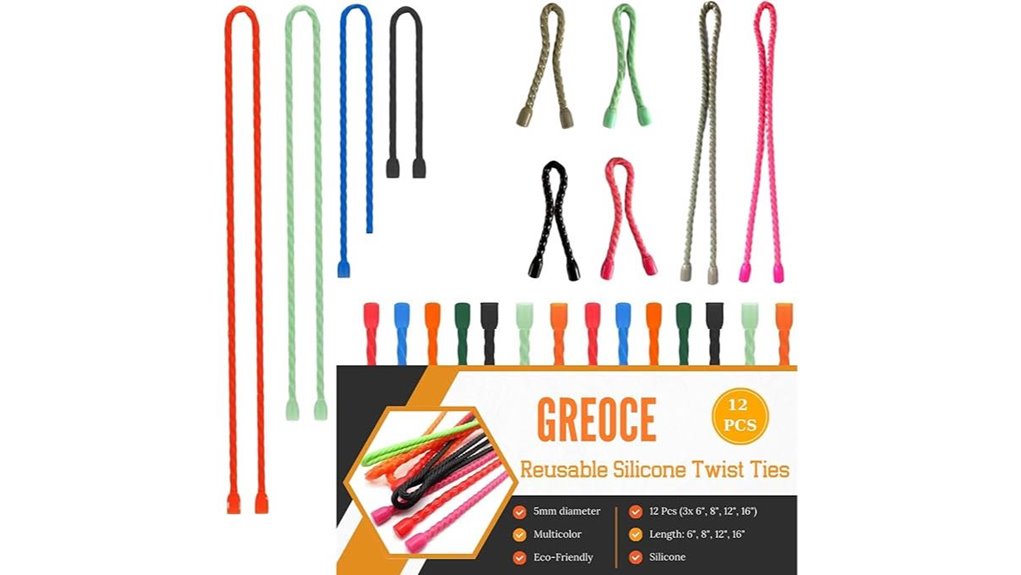 heavy silicone cable ties