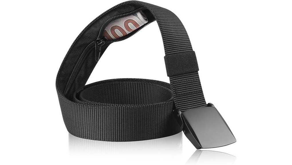 hidden anti theft money belt