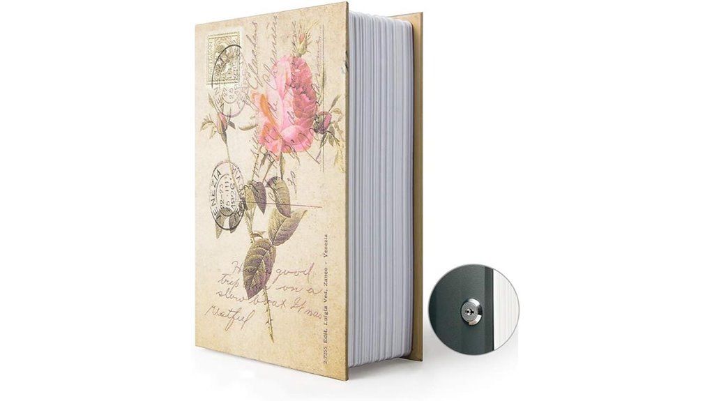 hidden book lock safe