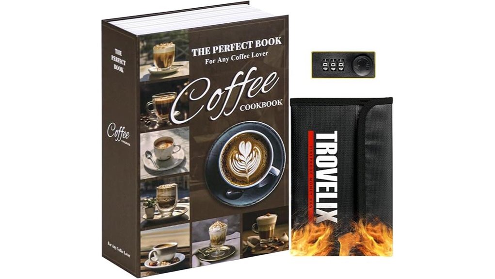 hidden fireproof book safe