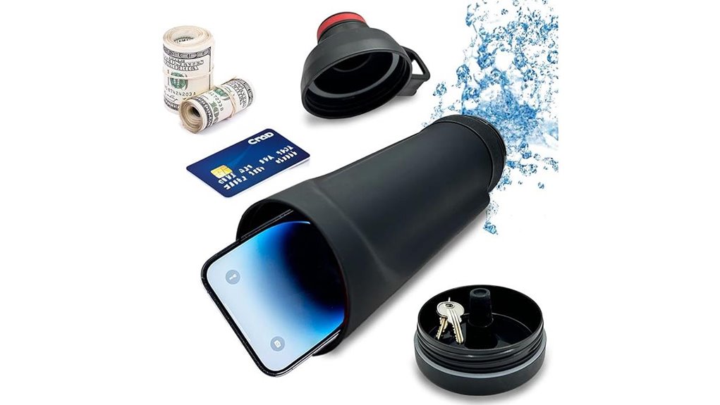 hidden travel bottle compartment