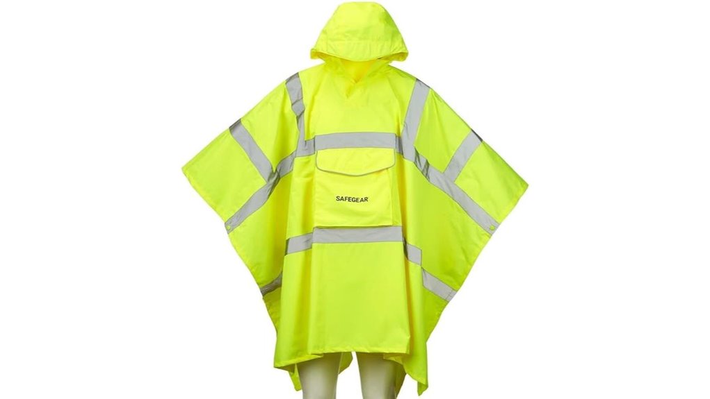 high visibility class3 poncho