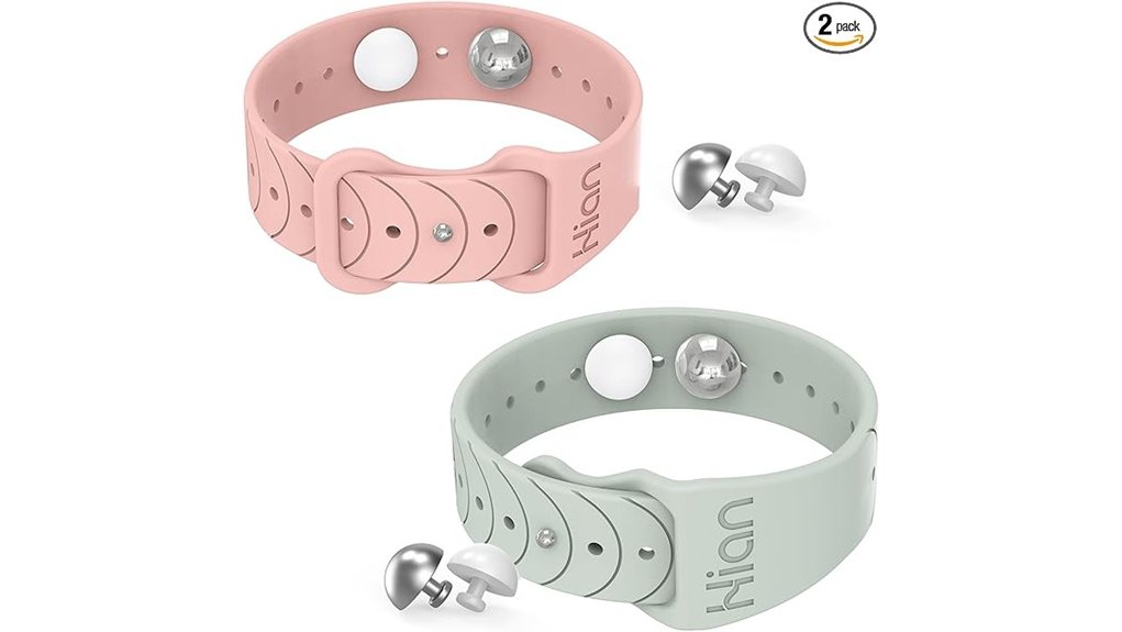 hion beryl pink wristbands
