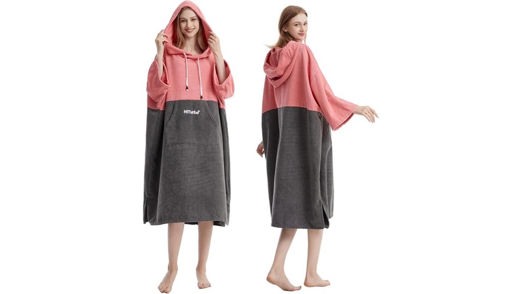 hiturbo quick dry surf poncho