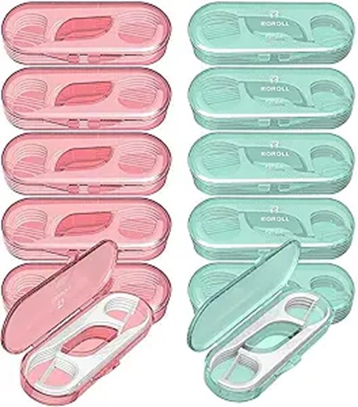 holy rose 12 piece green pink