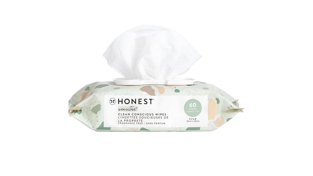 honest 60 count baby wipes