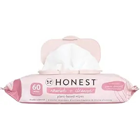 honest scented 60 wipes