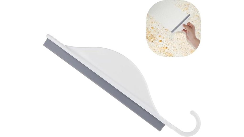 hooked mini shower squeegee