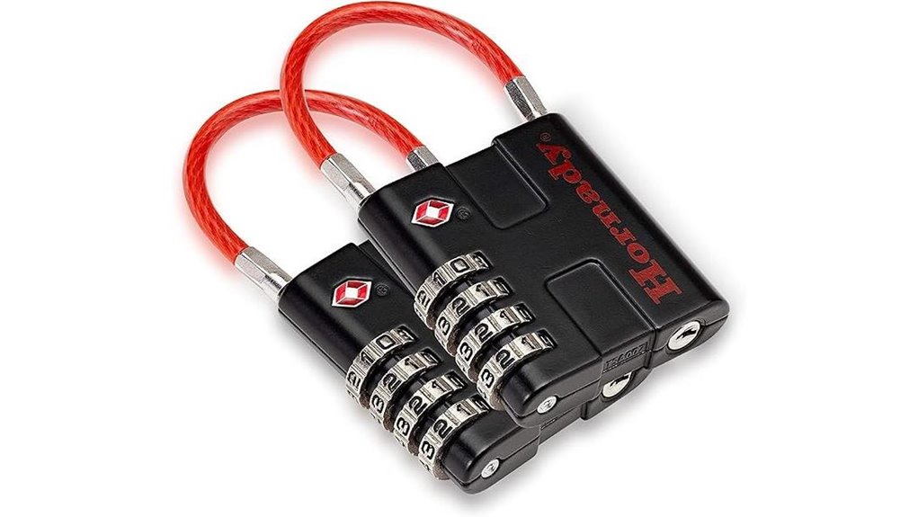 hornady tsa cable padlocks
