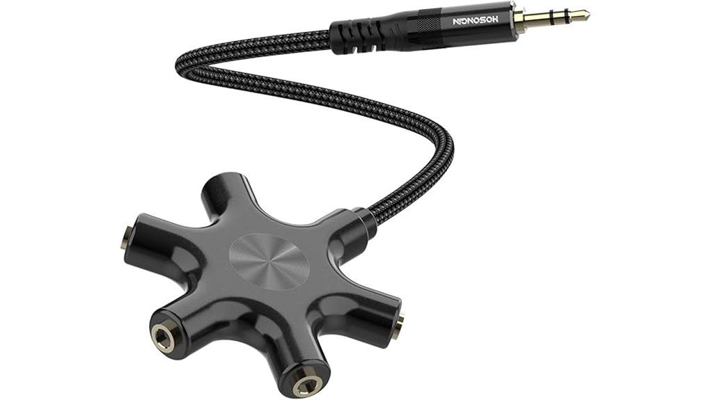 hosongin five way braided splitter