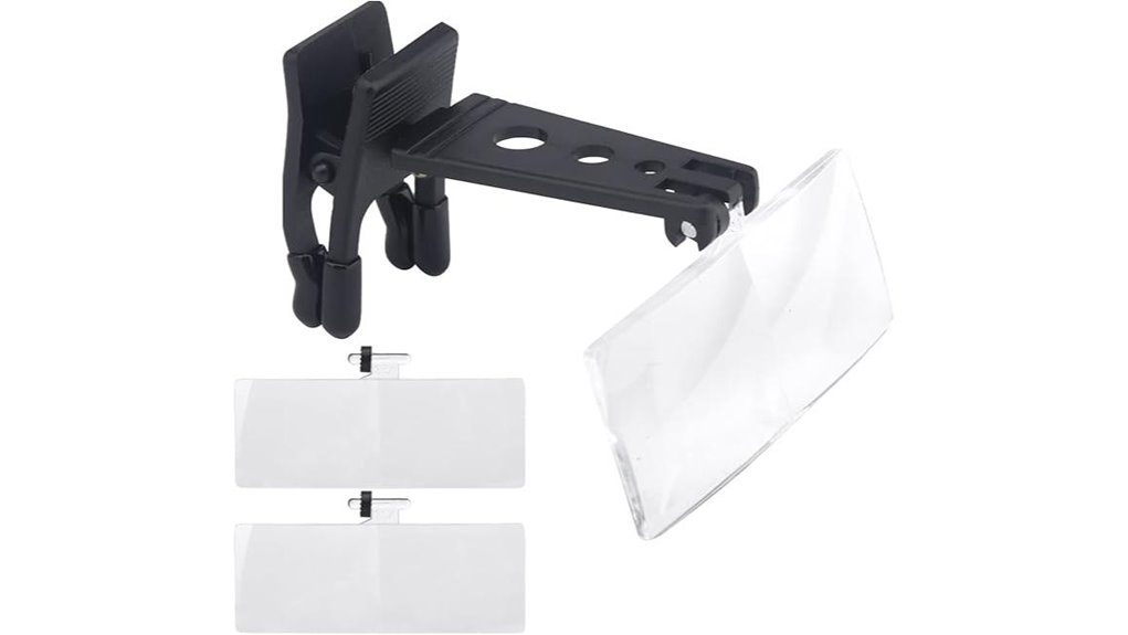 iayokocc clip on magnifier 1 5x 3 5x