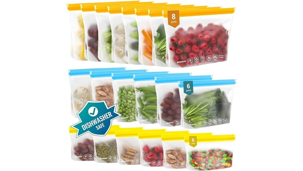 ideatech leakproof bpa free 20 pack
