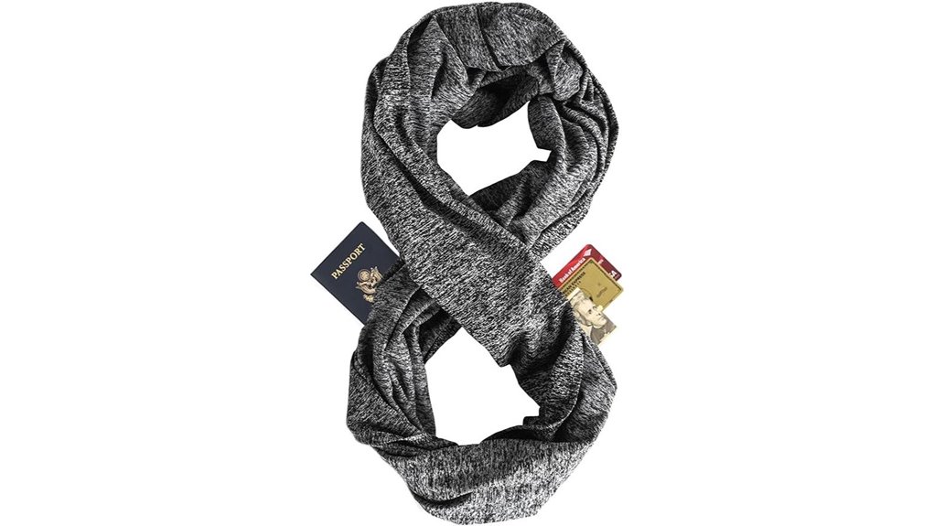 infinity scarf loop pockets