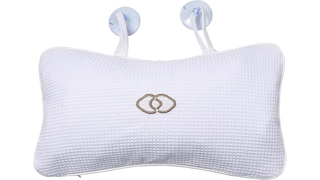 inflatable anti slip bath pillow