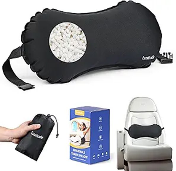 inflatable lumbar support pillow