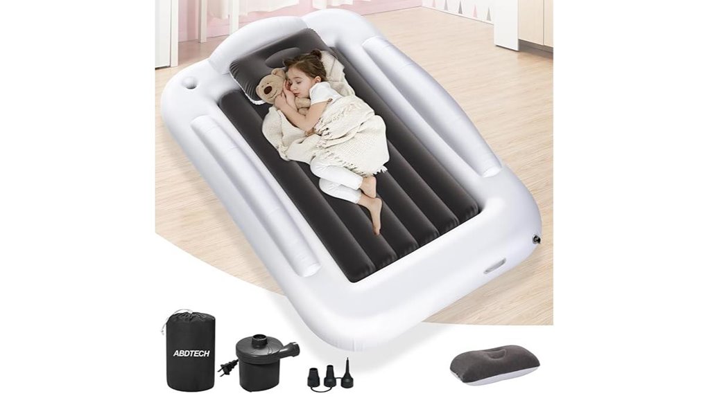 inflatable toddler bed sides