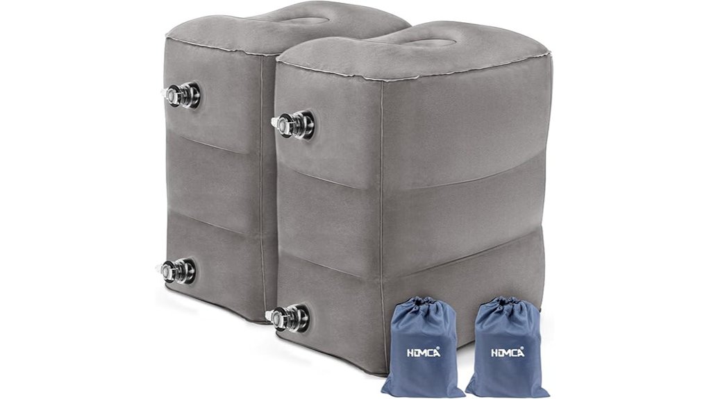 inflatable twin foot rest