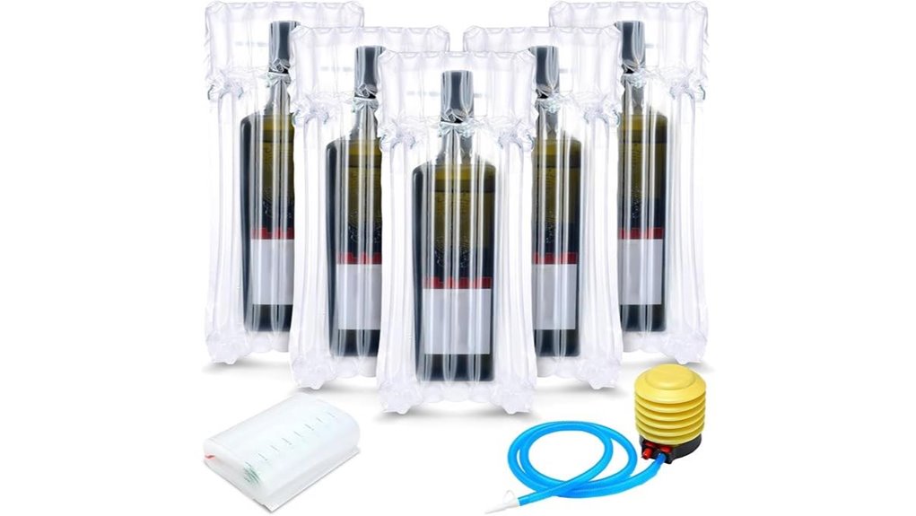 inflatable wine bottle kit