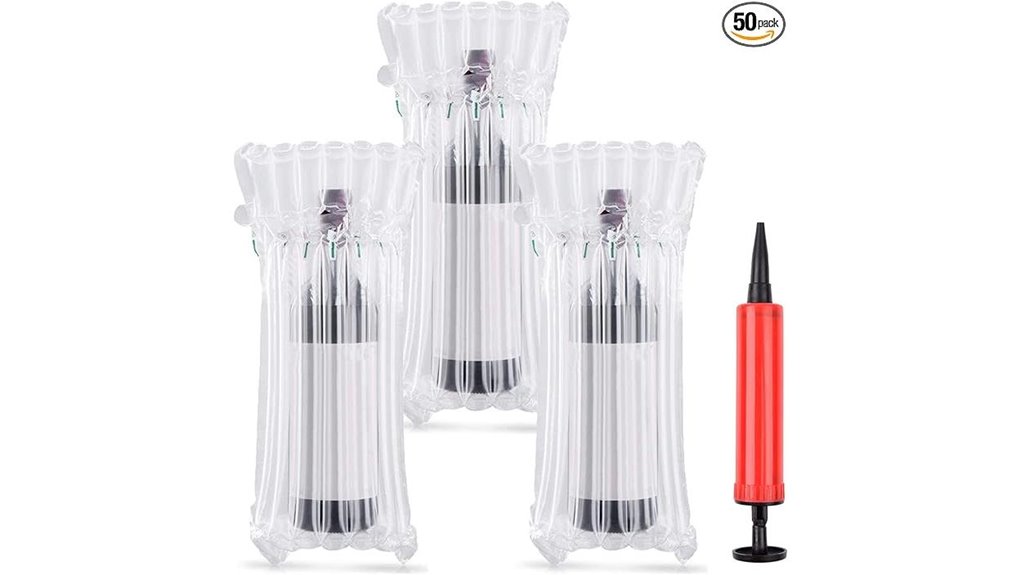 inflatable wine bottle protectors