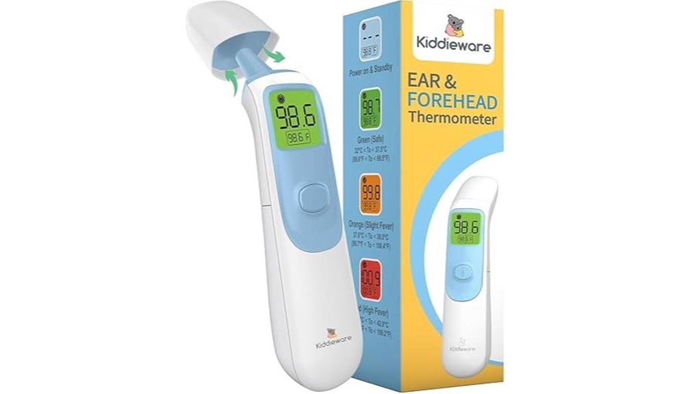 instant ear forehead digital thermometer
