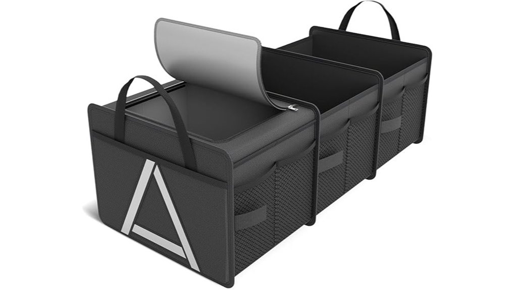 insulated black trunk organizer