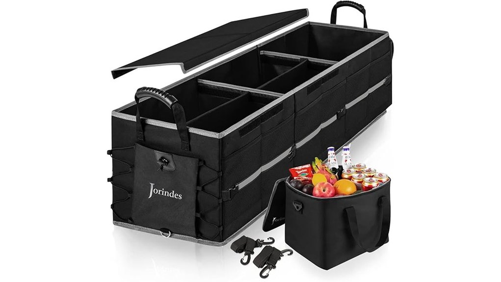 insulated collapsible trunk organizer