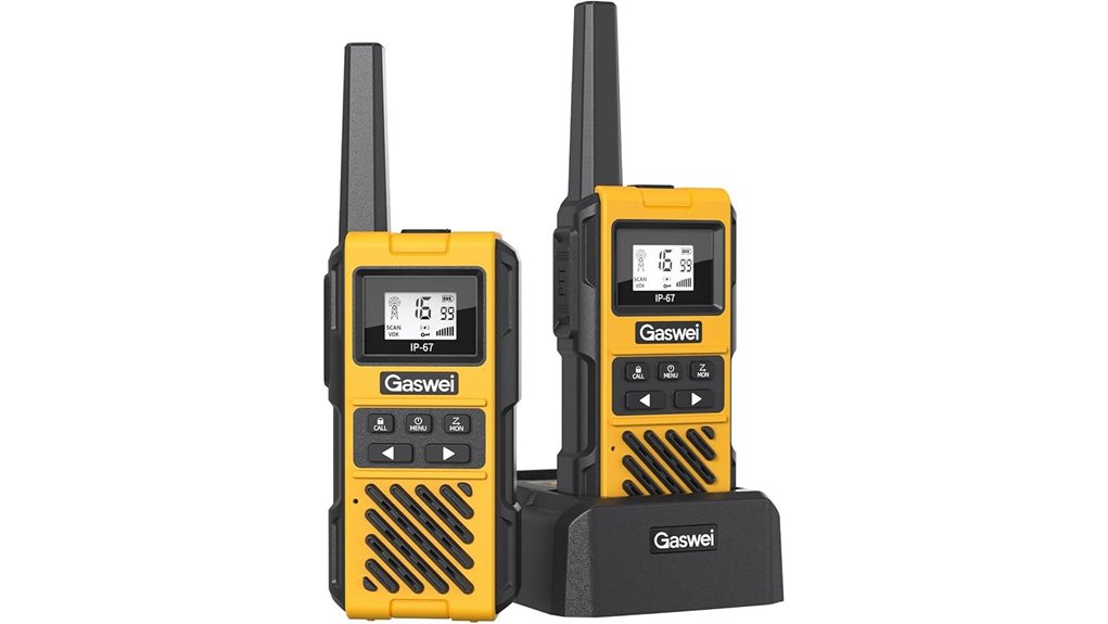 ip67 waterproof 2 pack walkies