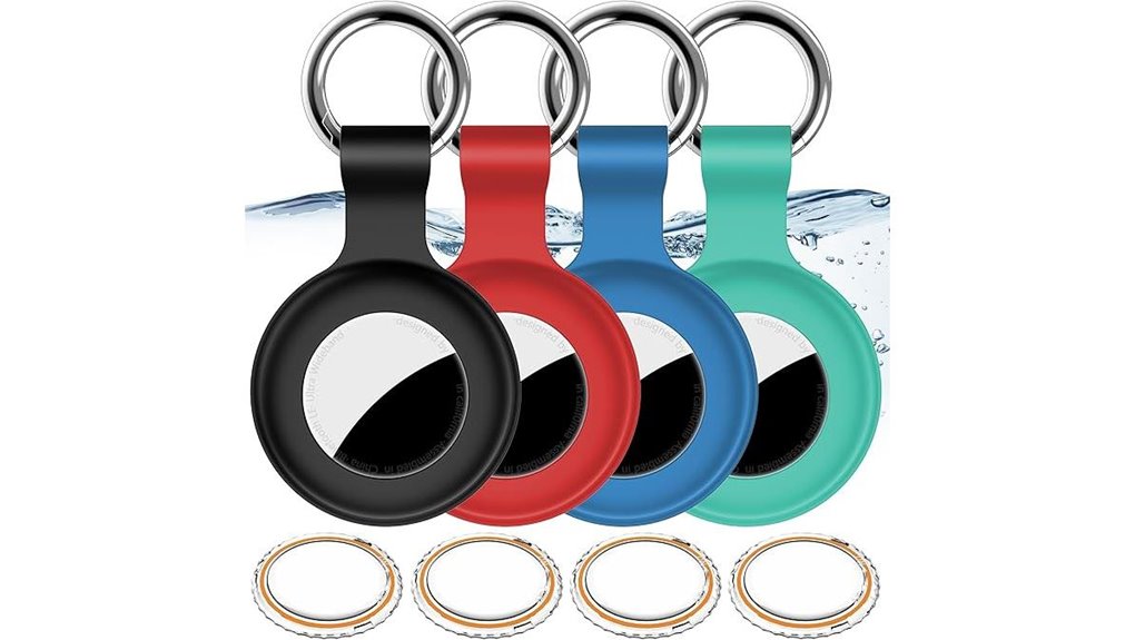ipx8 shockproof airtag keychains