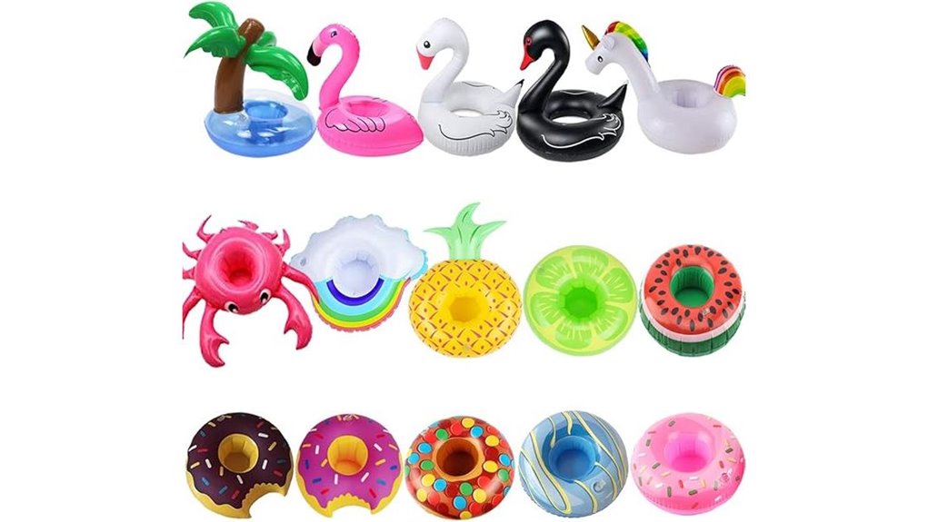 ishyan 15 pack flamingo floats