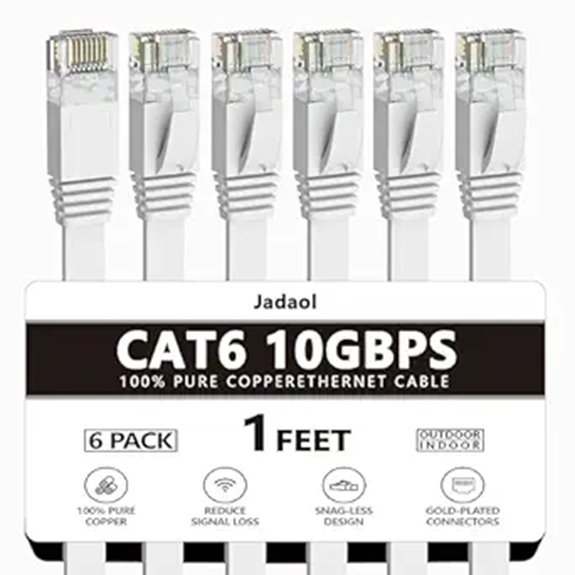 jadaol cat6 1ft flat