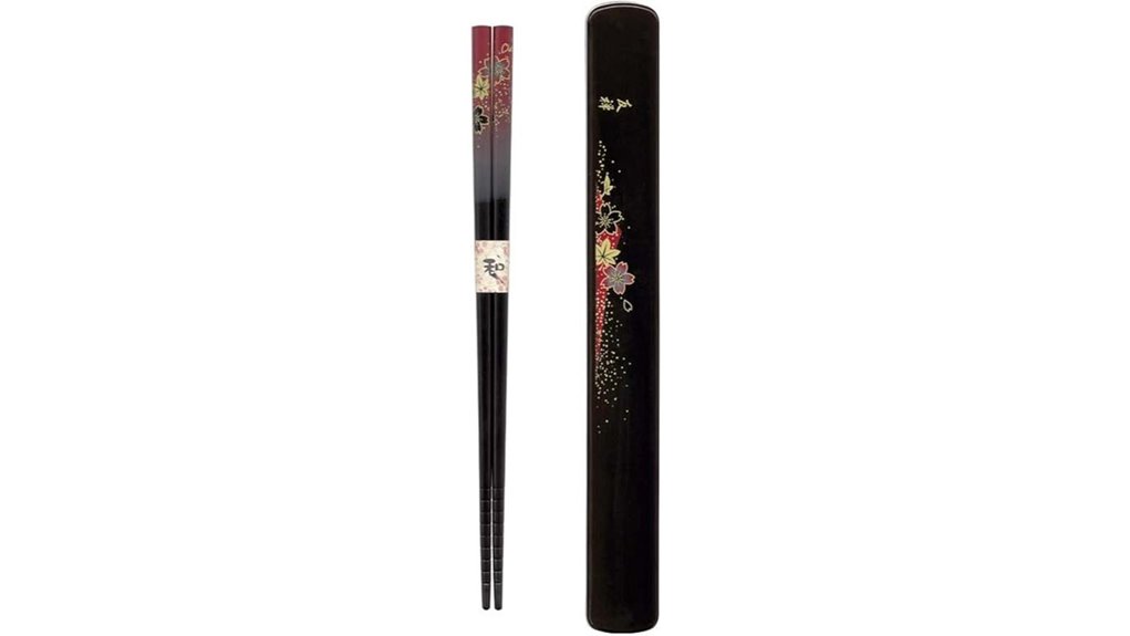 japanbargain red yuzen chopsticks