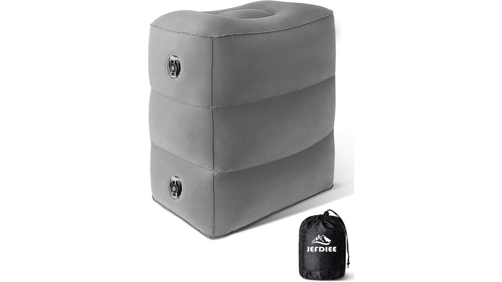 jefdiee inflatable foot rest