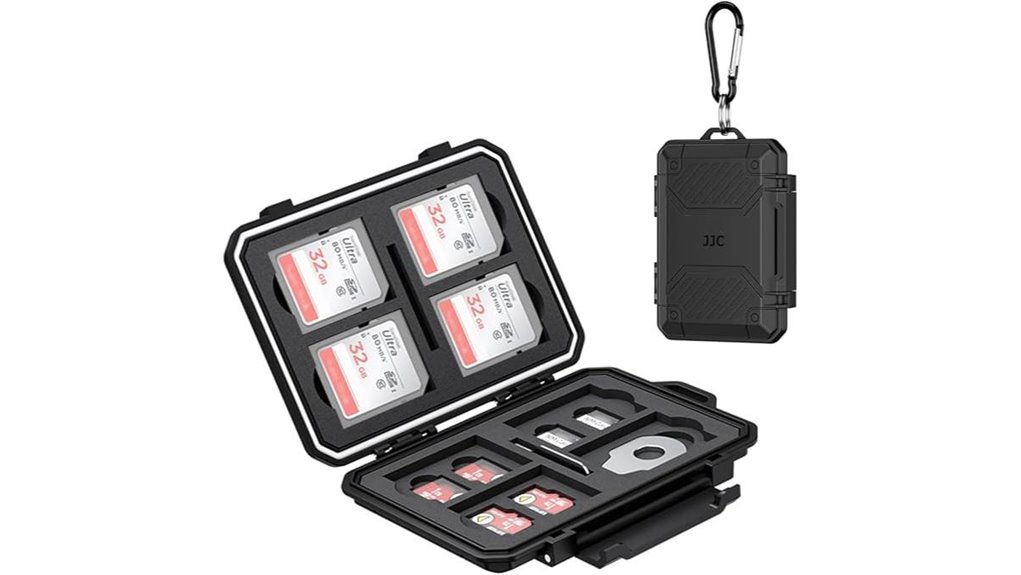 jjc waterproof card holder