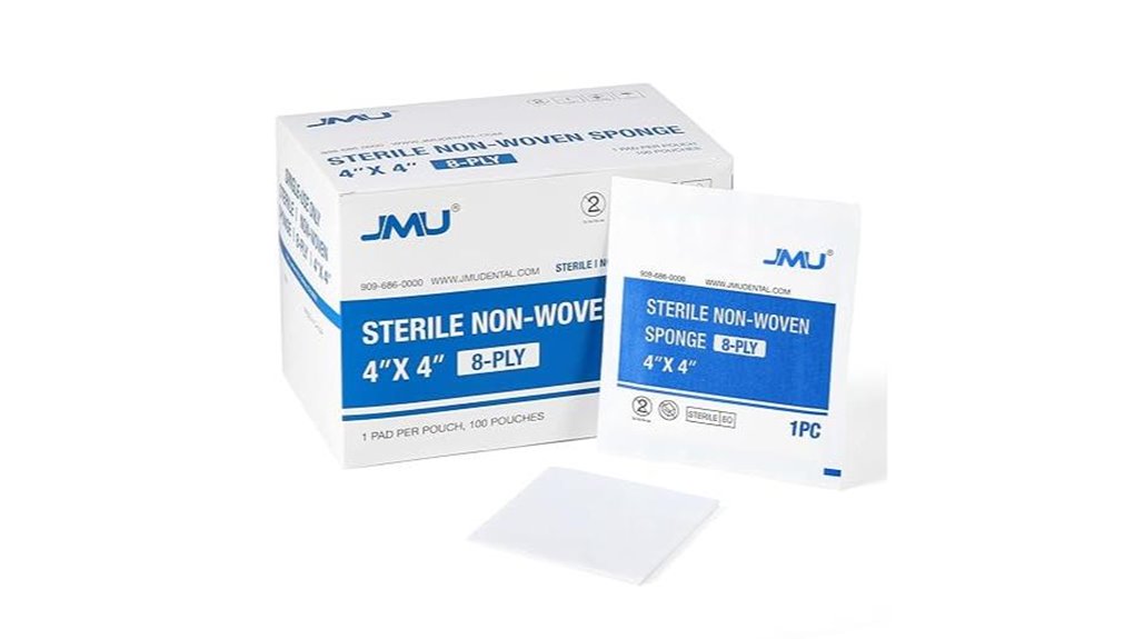 jmu 100 pack sterile gauze