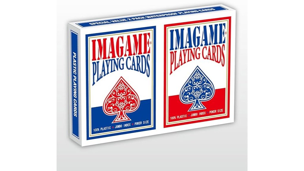 jumbo waterproof poker decks