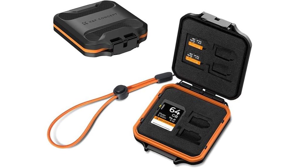 k f water resistant 12 slot case