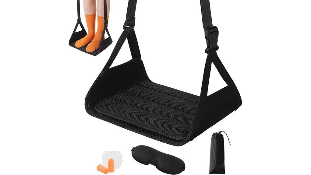 kentix adjustable airplane footrest