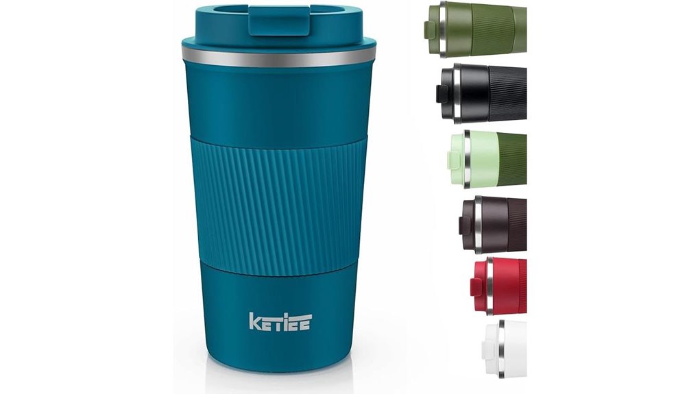 ketiee 12oz leakproof mug