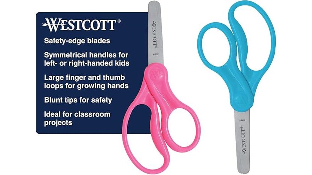 kids blunt 5 inch scissors