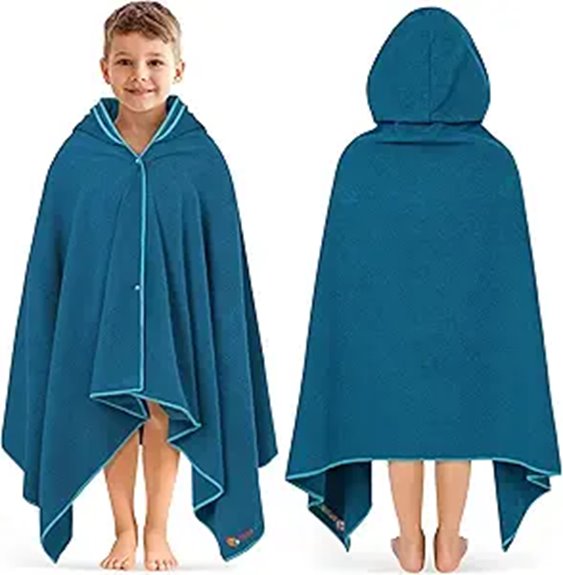kids hooded quick dry towel