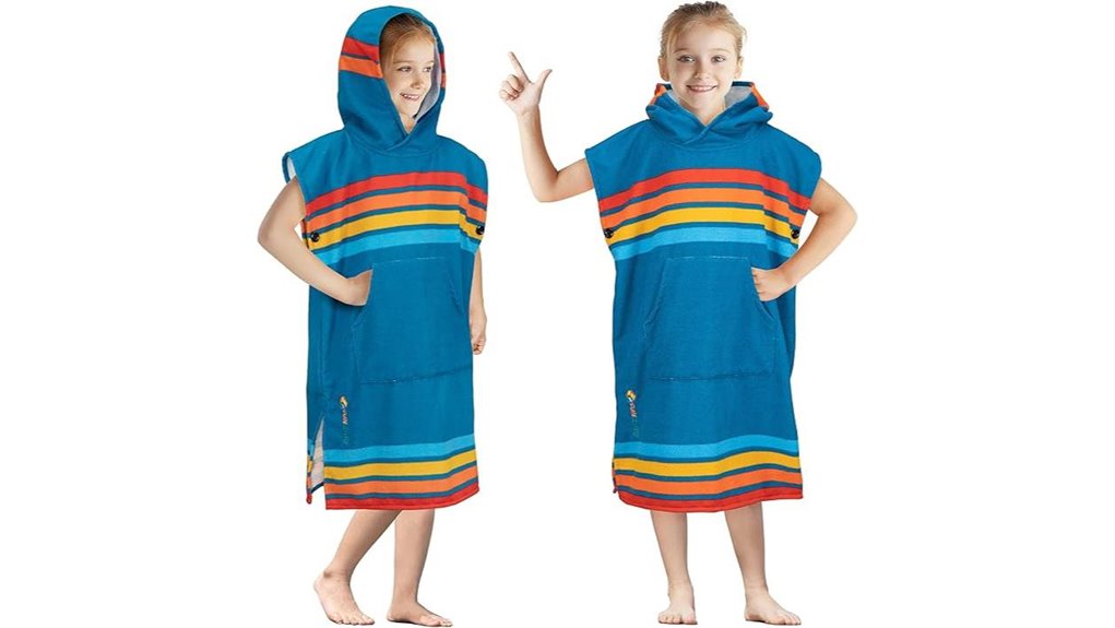 kids hooded surf towel