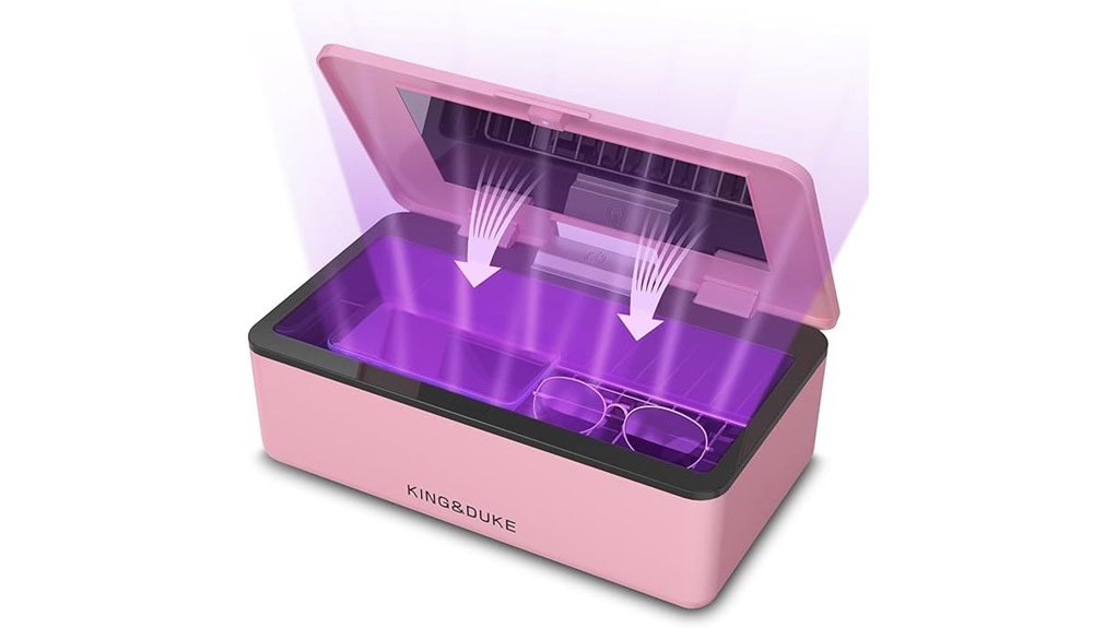 kingduke portable pink uvsanitizer