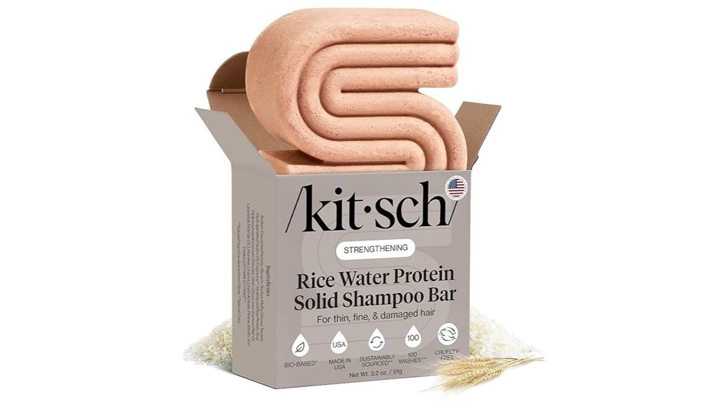 kitsch vegan rice shampoo
