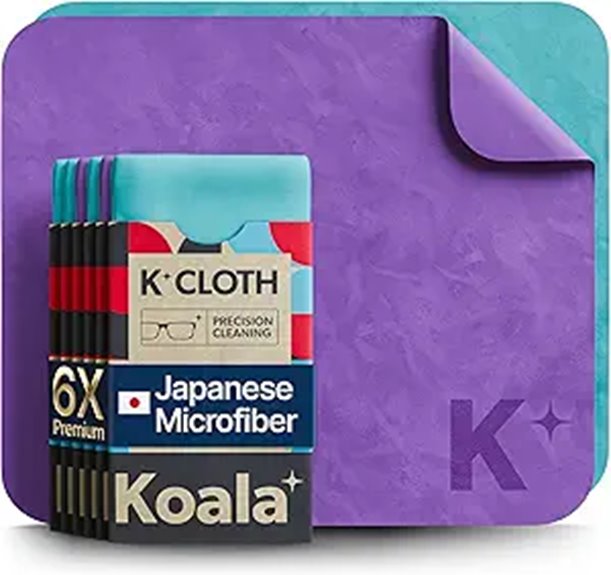 koala 6 piece lens cloth