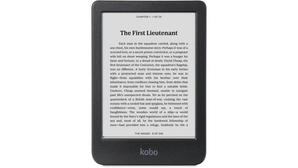 kobo waterproof 6 inch 16gb
