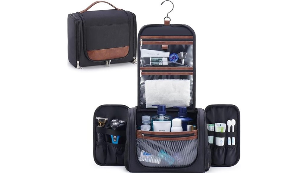 large hooked black toiletry